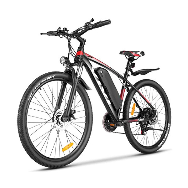 Vivi Bicicleta Electrica 27.5“ Bicicleta Electrica Montaña 250W Bici Electrica Adulto E-Bike con Batería 36V 10.4Ah  Rojo 