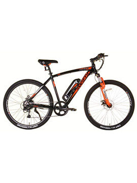 Swifty at650 Mountain Bike with Battery on Frame, Unisex-Adult, Black Orange, Talla única