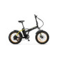 Argento Mini MAX Foldable E-Bike, Fat Wheels 20" x 4, Frenos de Disco mecánicos, Motor 250W, Peso máximo soportado 100 kg, Ba