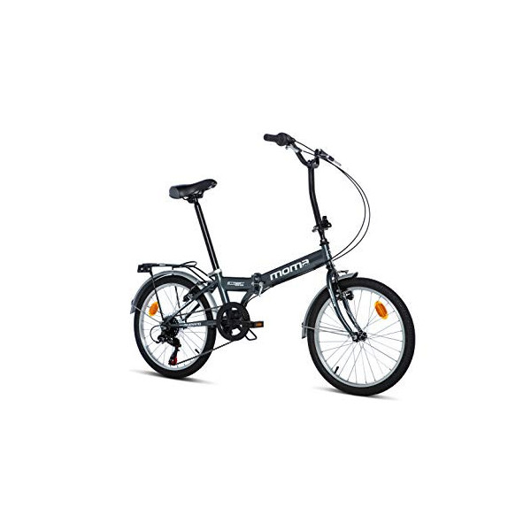 Moma Bikes Bicicleta Plegable Urbana STREET, SHIMANO 6v, Ruedas de 20"