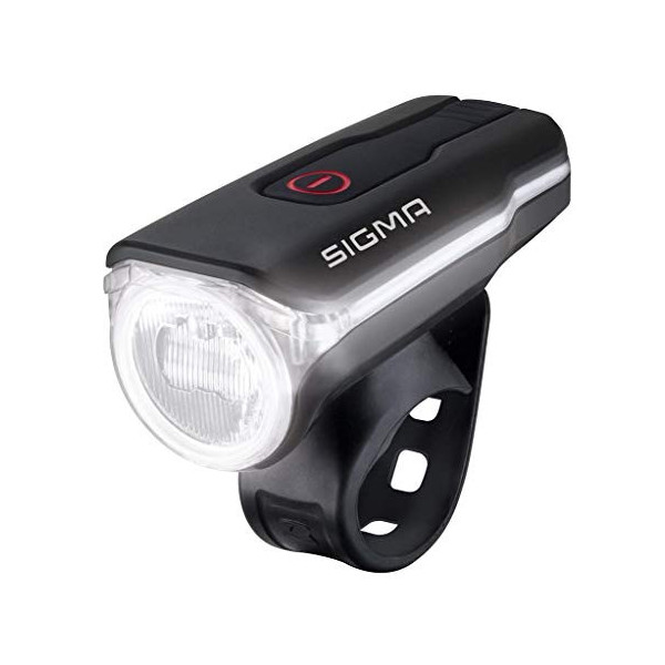 Sigma USB Luz Delantera Aura 60, Negro, Deportes al Aire Libre, Ciclismo,Gafas,Accesorios, Talla Única