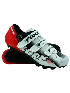 LUCK Zapatillas de Ciclismo Extreme 3.0 MTB,con Suela de Carbono y Triple Tira de Velcro de sujeción ademas de Puntera de Ref