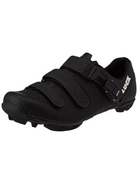 LUCK Zapatillas de Ciclismo MTB ODÍN con Suela de Carbono y Cierre milimétrico de precisión.  43 EU, Negro 
