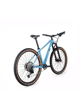 ICE Bicicleta de montaña MT10 Cuadro de Fibra de Carbono, Rueda 29, monoplato, 12V  Azul, 19 