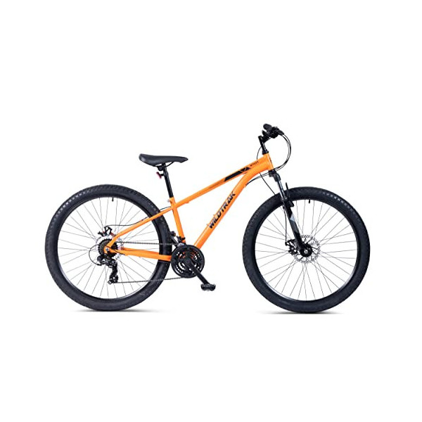 Wildtrak - Bicicleta de Montaña, Adulto, 27.5 pulgadas, 21 Velocidades, Cambios Shimano - Naranja