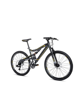 Moma Bikes Bicicleta Montaña Equinox5.0 27,5", Aluminio, SHIMANO 24v, Doble Freno Disco, Doble Suspensión  Varias Tallas 