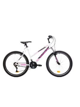 F.lli Schiano Range 26 , Bicicleta Montaña, Mujer, Blanco-Rosa
