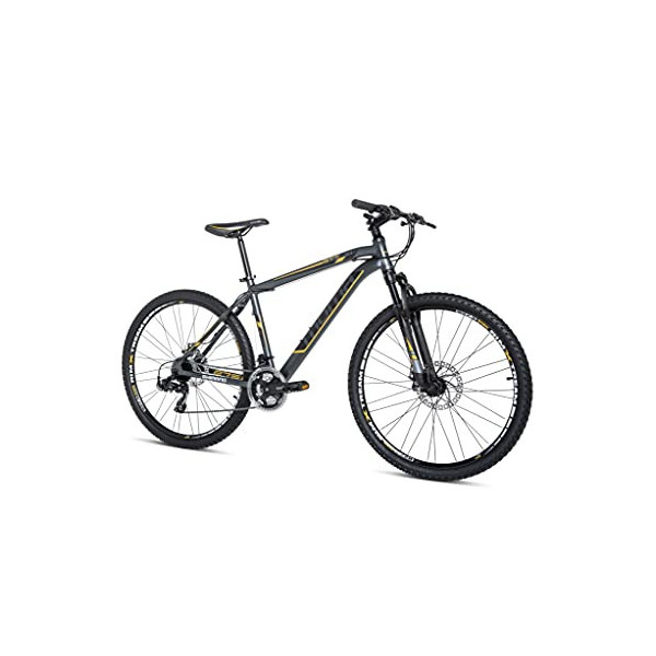 Moma Bikes Bicicleta Montaña GTT5.0 27,5", Aluminio, SHIMANO 24v, Doble Freno Disco, Suspensión Delantera  Varias Tallas 