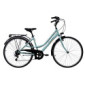Discovery 28 Manhattan Femme Bicicleta de montaña para Mujer Adventures Pulgadas, 6 velocidades, Shimano TY21, Verde Aguama