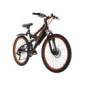 KS Cycling Bliss Fully-Bicicleta de montaña  24, Altura del Cuadro de 38 cm , Color Negro y Naranja, 38