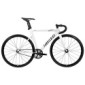 FabricBike Aero - Bicicleta Fixed, Fixie, Single Speed, Cuadro de Aluminio y Horquilla de Carbono, Ruedas 28", 5 Colores, 3 T
