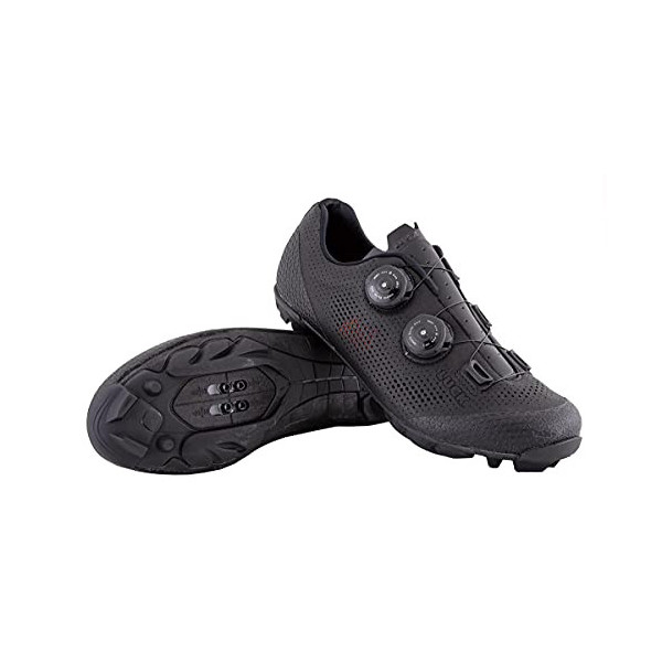 LUCK Poseidon | Zapatillas MTB para Hombre y Mujer | Suela de Carbono | Doble Cierre Rotativo | Zapatillas para Bicicleta de 
