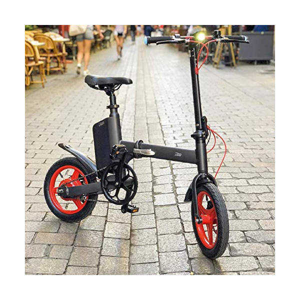 BEEPER - iVELO - Bicicleta eléctrica plegable 250w 36v 5,2ah - Negro