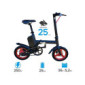 BEEPER - iVELO - Bicicleta eléctrica plegable 250w 36v 5,2ah - Negro