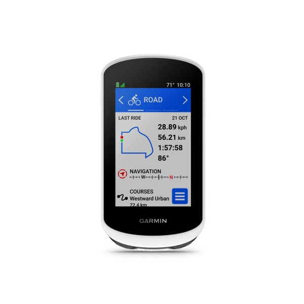 Garmin Edge Explore 2, Ciclocomputador De 3 Pulgadas, con GPS Intuitivo, Funciones de VO2, Registros personales, Unisex Adult