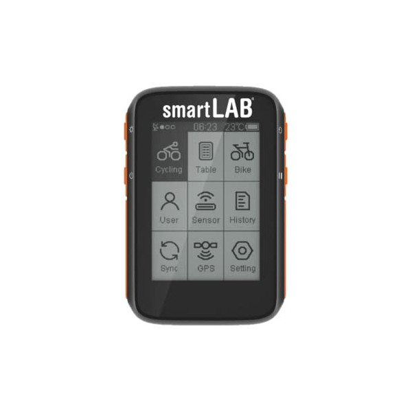 smartLAB bike1 Ciclocomputador GPS con Ant+ y Bluetooth para Ciclismo | Gran Pantalla LCD de 2,4 Pulgadas | Ciclocomputador c