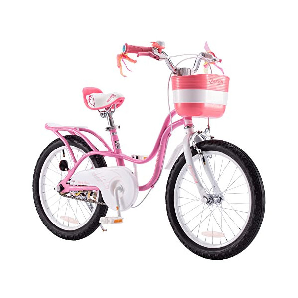 Royal Baby Bicicleta para niños niña Little Swan Ruedas auxiliares Bicicletas Infantiles Bicicleta de Niño 12 Pulgadas Pink