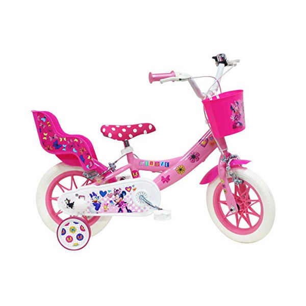 Velo Minie Bicicleta Infantil, Niñas, Multicolor, 12 Pulgadas