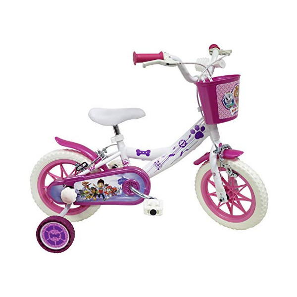La Patrulla Canina Skye/Stella, Bicicleta Infantil de 12"  30,5 cm , para 2 a 4 años Multicolor