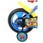 albri Bicicleta Infantil de Mickey de 12 Pulgadas con estabilizadores Laterales y Botella, Bebés niños, Rojo y Azul, Piccola