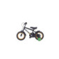 Wildtrak - Bicicleta 12 pulgadas para niños de 2 a 5 años con ruedines con ruedines - Negra y Verde