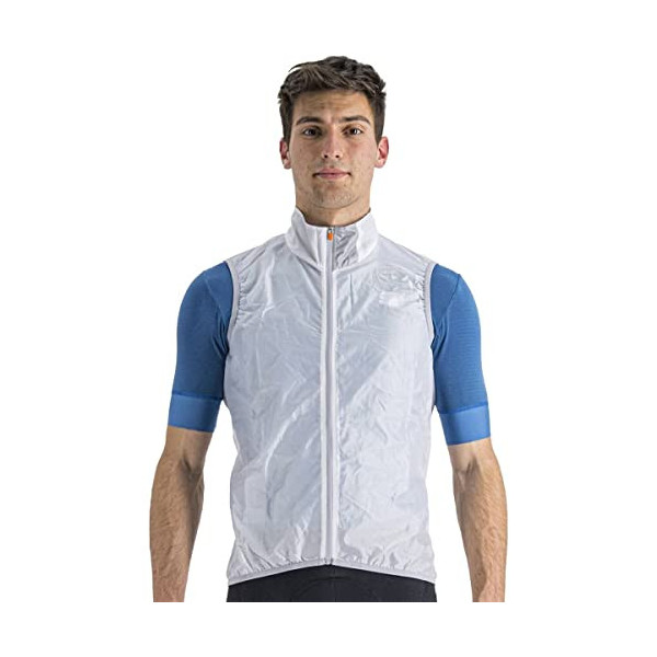 Sportful Hot Pack Easylight Chaleco Deportivo, Hombres, Blanco, S