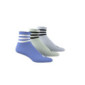 adidas IC1319 3S C SPW MID 3P Socks Unisex blue fusion/linen green/halo blue M