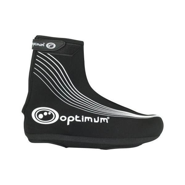 OPTIMUM - Cubrezapatillas de Neopreno para Ciclismo Negro Negro Talla:Small