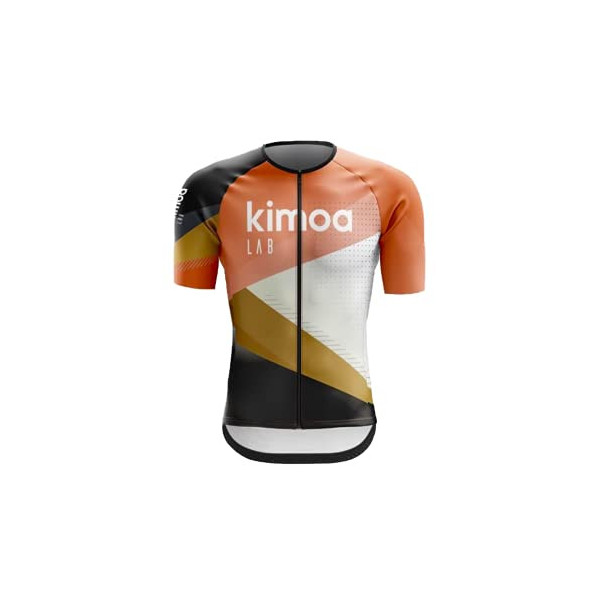 KIMOA - Maillot Ciclismo, Adultos Unisex, Estándar, gráfica Multicolor