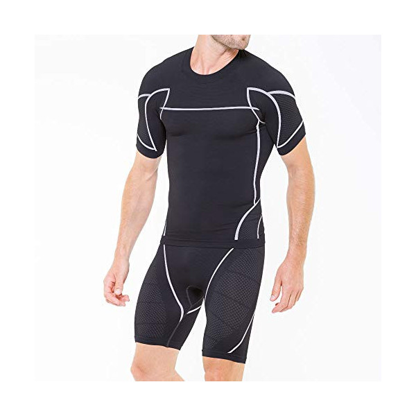 Sveltek Cellutex - Camiseta y pantalón para Hombre, Nest Pas Applicable, Hombre, Color Negro, tamaño FR : Taille Unique  Tai