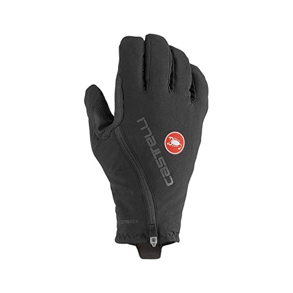 castelli Espresso GT Glove Guantes de fútbol, Adultos Unisex, Negro, X-Large