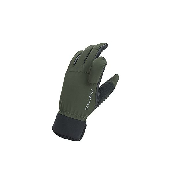 SealSkinz Waterproof All Weather Shooting Guantes, Unisex, Olive Green/Black, XXL