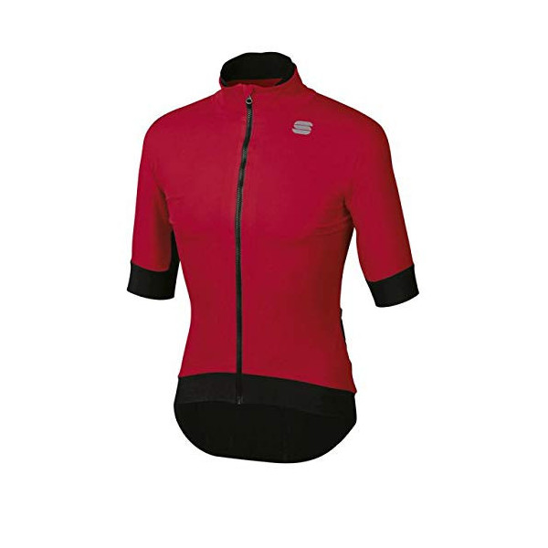 Sportful Fiandre Pro Jacket Short Sleev Chaqueta, Rojo Ruba, XX-Large Hombres