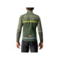 CASTELLI Finestre Jacket Chaqueta, Military Green/Light Military/Chartreuse, XXX-Large para Hombre