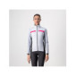 castelli DINAMICA Jacket Chaqueta, Hombre, Silver Gray/Dark Gray-Pink Reflex, L