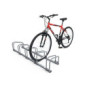 VOUNOT Soporte para Aparcar 4 Bicicletas, Aparcamiento Estacionamiento para Bicis, Suelo y Pared Montaje, Interior y Exterior