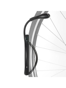 Delta Cycle Leonardo Da Vincicle - Estante de Almacenamiento para Bicicleta, con Gancho y Bandeja para neumáticos, Color Negr