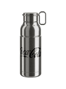 Bidón ELITE Mia Coca-Cola Biodegradable Plata, 650 ml