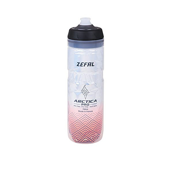 ZÉFAL Artica Pro 75 Bottle, Plata/Rojo, 750 ml