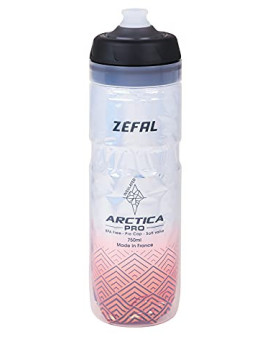 ZÉFAL Artica Pro 75 Bottle, Plata/Rojo, 750 ml