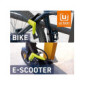 urban UR469Y Candado Plegable para Bicicleta + Accesorio Soporte, Compacto Antirrobo Resistente Anti Corte y Práctico Ø6 70cm
