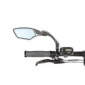 Mirage E-bike Und Fahrrad Rückspiegel Mit Leicht Getöntem Glas, Verstellbar, Espejo Con Pinza Giratoria Cristal Opaco Unisex 
