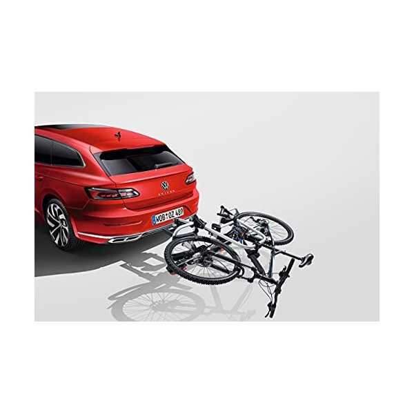 Volkswagen 000071105G - Portabicicletas para Remolque AHV  2 Unidades, Gran ángulo de Plegado, Ampliable 