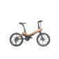 BEHUMAX - Bicicleta eléctrica E-Urban 790+ Orange, Motor de 250 W, Ruedas de 20 Pulgadas, Modelo Plegable, con Faro led Delan