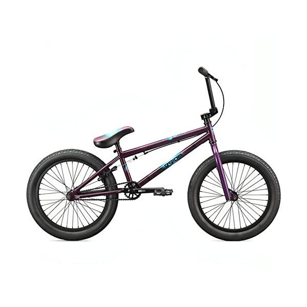 Mongoose Legion Intermedio Bicicleta BMX Freestyle, Unisex niño, Púrpura, 20-Inch Wheels
