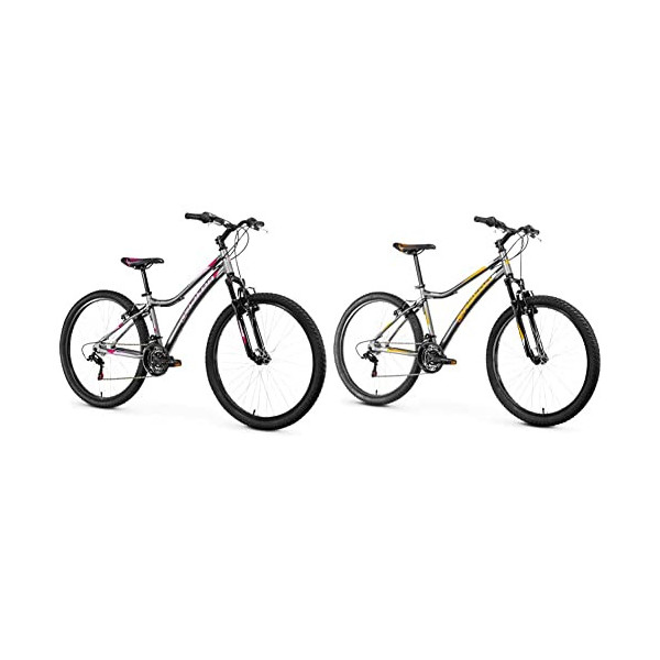 Anakon Enjoi Bicicleta de montaña, Mujer, Gris, S + Premium Bicicleta de montaña, Hombre, Gris, M
