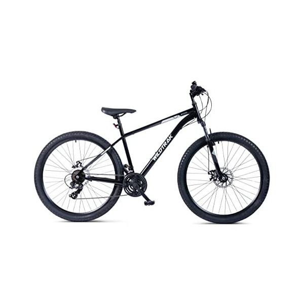 Wildtrak - Bicicleta de Montaña, Adulto, 27.5 pulgadas, 21 Velocidades, Cambios Shimano - Negra