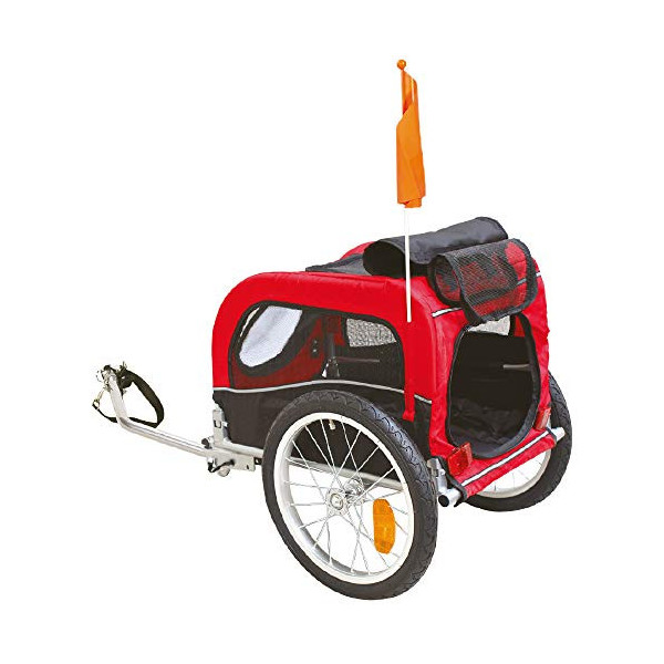Croci Cargo Bike - Remolque De Bicicleta Y Cochecito Para Perros - Práctico, Espacioso Y Cómodo Portabicicletas Para Perros -