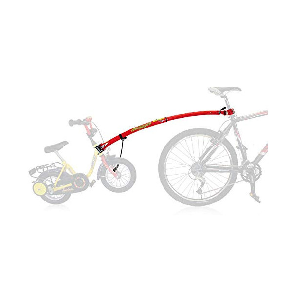 Unbekannt Tow Bar, Varilla Para Bicicleta Unisex Adulto, Rojo, Red