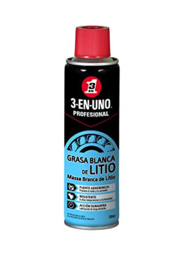 3 EN UNO Profesional - Grasa Blanca de Litio en Spray- 250 ml